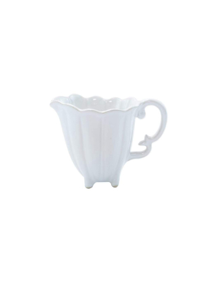 Vietri Incanto Stone Scallop Creamer