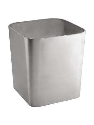 Gia Stainless Steel Wastebasket Brushed - Idesign