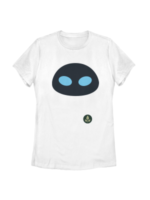 Women's Wall-e Eve Face T-shirt