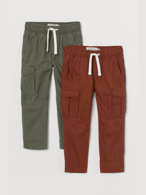 2-pack Cargo Joggers