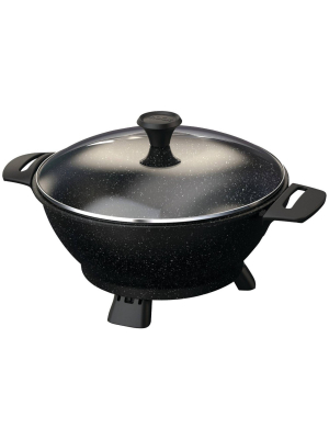 The Rock By Starfrit Electric Multi-use Pot With Bakelite Handles - Black