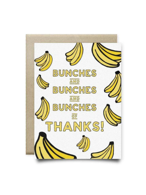 Bunches Of Thanks Card | Anvil Cards