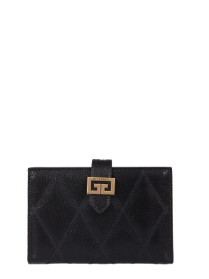 Givenchy Gv3 Logo Quilted Wallet