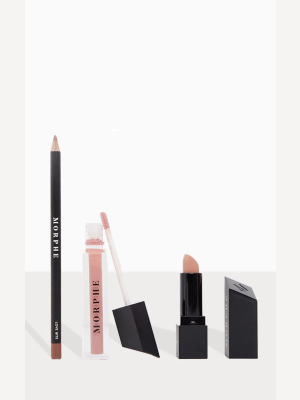 Morphe Out And A Pout Lip Trio Blushing Nude