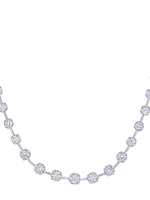 Starry Night Diamond Partway Necklace