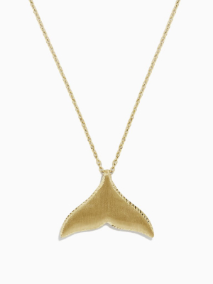 Effy Seaside 14k Yellow Gold Whale's Tail Pendant