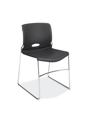 Olson Stacking Chair Black - Hon