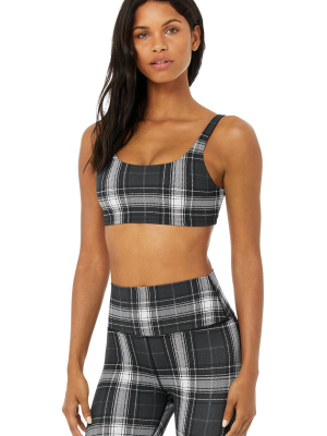 Vapor Legacy Plaid Bra - Black/white