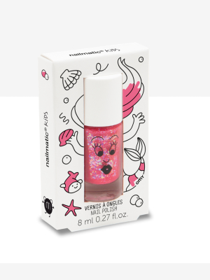 Nailmatic Pink Glitter Non Toxic Nail Polish