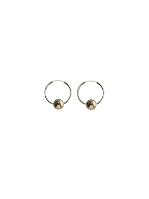 Orb Medium Hoops Earrings