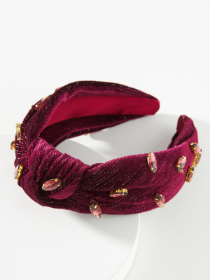 Megan Velvet Embellished Headband