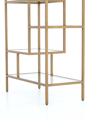 Helena Brass Bookshelf