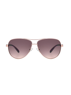 Women's Aviator Sunglasses - A New Day™ Bright Gold