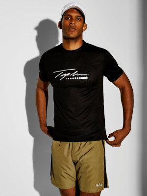 Signature Gym Black Logo Gym T-shirt