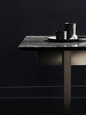 Nuevo Aiden Dining Table - Black Wood Vein