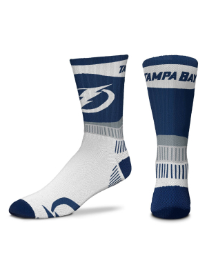 Nhl Tampa Bay Lightning Fan Crew Socks - L