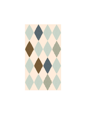 Blue Harlekin Napkins