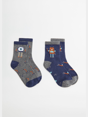 2 Pack Mixed Socks