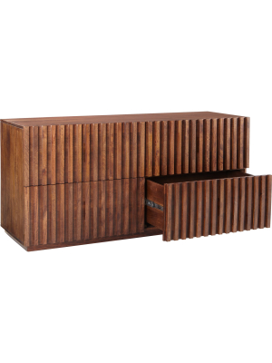 CB2 Parallel Wood Low Dresser - Autumn