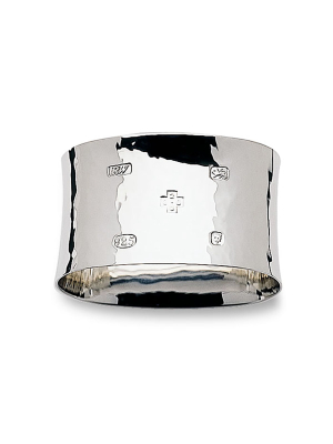 Sterling Silver Napkin Ring Flared