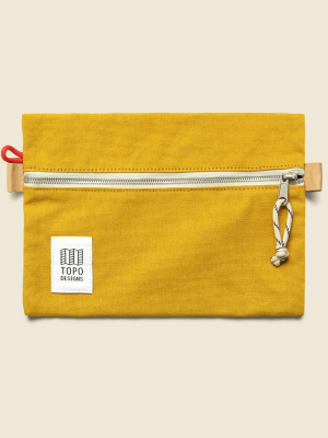 Medium Canvas Accesory Bag - Mustard