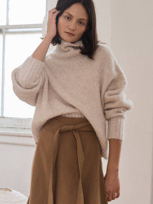 Gael Oversized Alpaca-blend Turtleneck Sweater