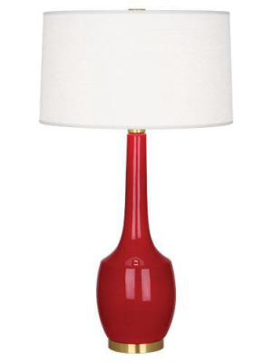 Delilah Collection Table Lamp In Multiple Colors