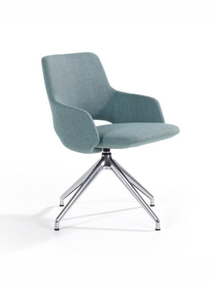 Jima Chair With Swiveling Star Base By Artifort