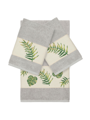 3pc Zoe Embellished Towel Set - Linum Textiles