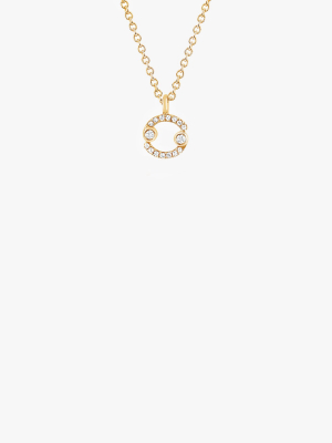 Diamond Cancer Necklace