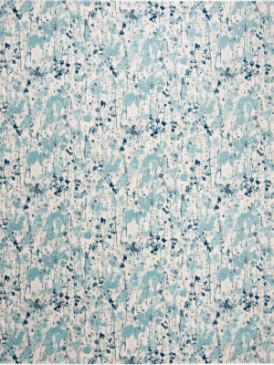 Evoke Ivory/blue Area Rug