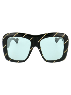 Gucci Eyewear Oversized Square Frame Sunglasses