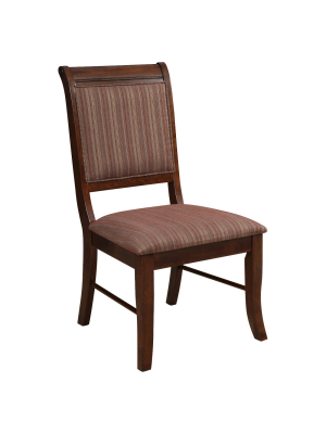 Set Of 2 Mahavira Side Dining Chair Espresso - Acme Furniture