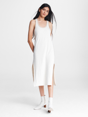 Summer Linen Tank Midi Dress