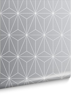 Prism Wallpaper In Silver From The Exclusives Collection By Graham & Brown