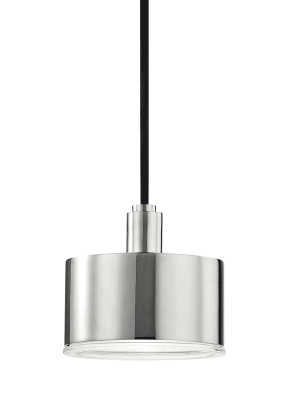 Nora 1 Light Pendant - Polished Nickel