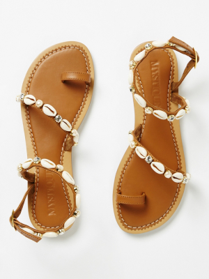 Mystique Shell-embellished Sandals