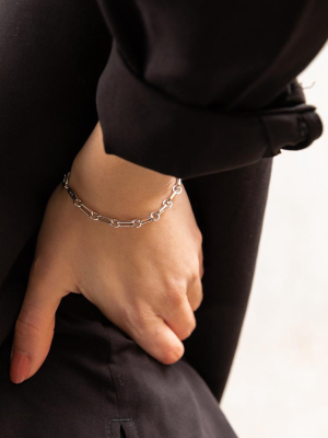 Everyday Chain Bracelet - Silver