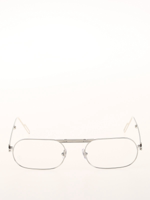 Cartier Oval Frame Glasses