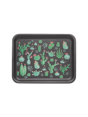 Cacti Willow Wood Tray By Danica Studio