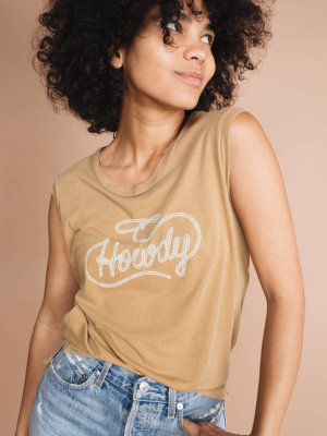 Howdy Muscle Tee For Women