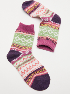 Annie Fair Isle Sock