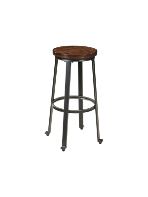 Set Of 2 29" Challiman Barstools Brown - Signature Design By Ashley