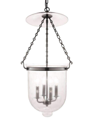 Hampton 4 Light Pendant Historic Nickel