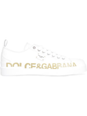 Dolce & Gabbana Logo Printed Sneakers