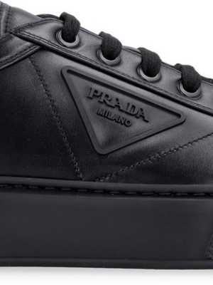 Prada Logo Low-top Sneakers