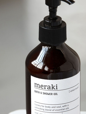 Meraki Bath & Shower Oil In Velvet Mood