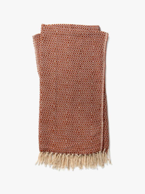 Rust Throw By Ed Ellen Degeneres Crafted By Loloi