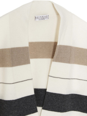 Brunello Cucinelli Striped Cardigan