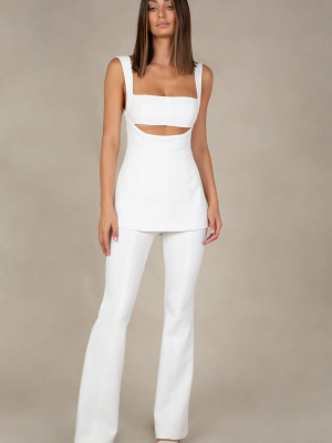 Costanza Bonded Crepe Jumpsuit